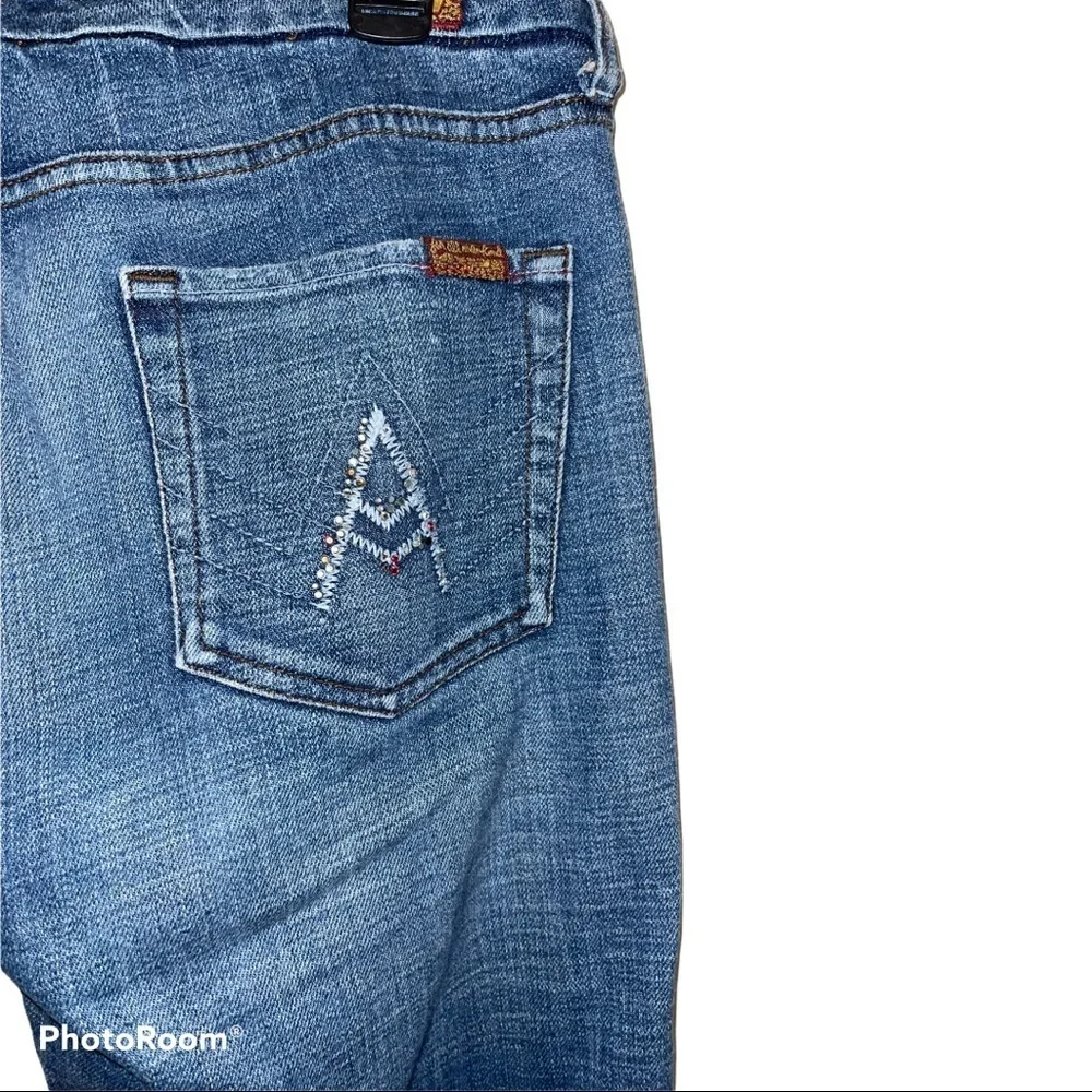7 for All Mankind Vintage Crop “A” Pocket Jeans 31/12
